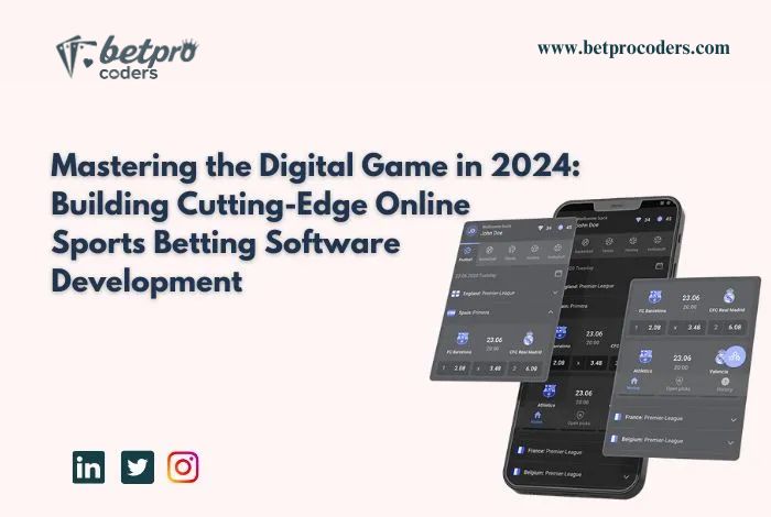 Mastering the Digital Game in 2024: Building Cutting-Edge Online Sports Betting Software&nbsp;Development
