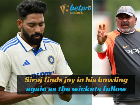 Siraj finds joy in his bowling again as the wickets&nbsp;follow